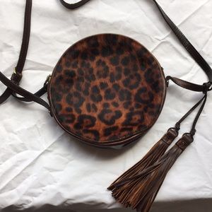 Patricia Nash Leopard/Chocolate crossbody